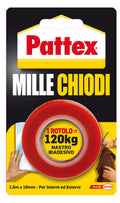 Henkel Nastro Biadesivo Pattex Mille Chiodi 19x1,5mt