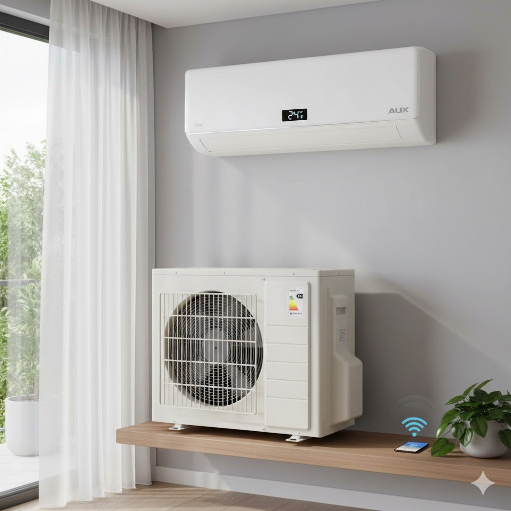 AUX Climatizzatore 18000 BTU Serie QG ASW-H18E2B4/QGR3DI Wi-Fi A++/A+++
