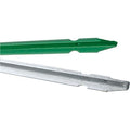 Paletto per Recinzioni Plastificato Verde H 200 cm 35x35x3,5 mm - confronto versione verde e zincata