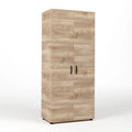 Kit Armadio 2 Ante Battenti Rovere M. 80x52x205 cm