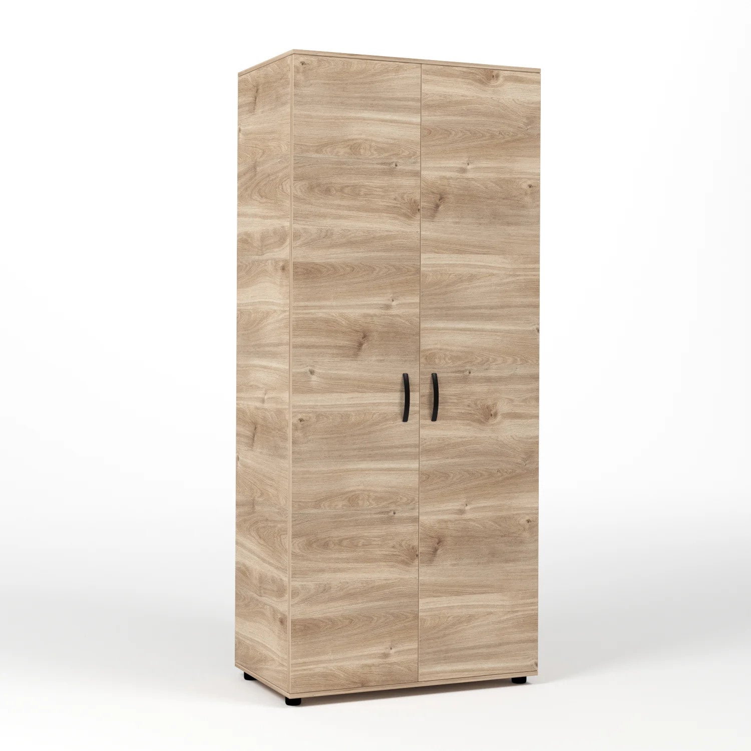 Kit Armadio 2 Ante Battenti Rovere M. 80x52x205 cm
