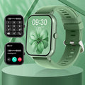 Smartwatch Uomo Donna Touch 4.65cm Chiamate Fitness IP68 Verde