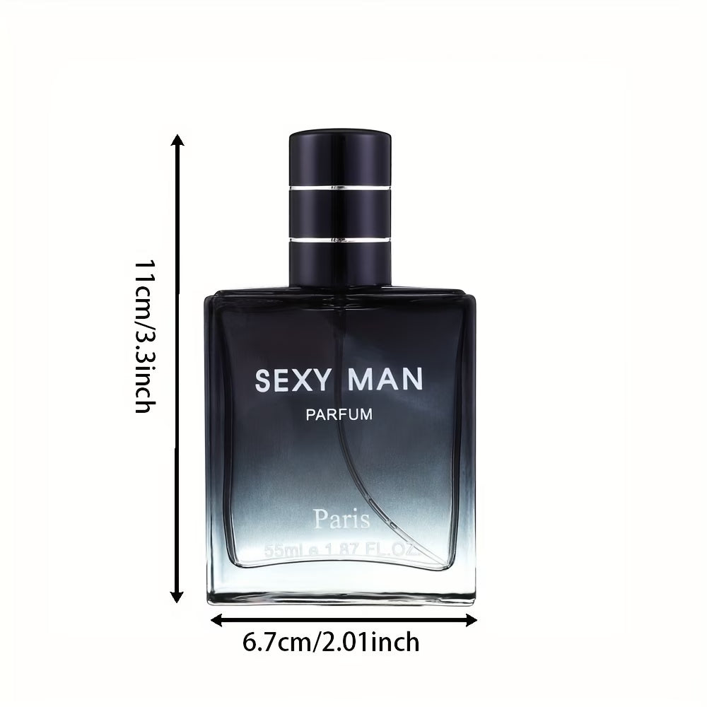 Profumo Uomo 55ml+3ml Note Legnose Latte Agrumi Ebano - Lunga Durata
