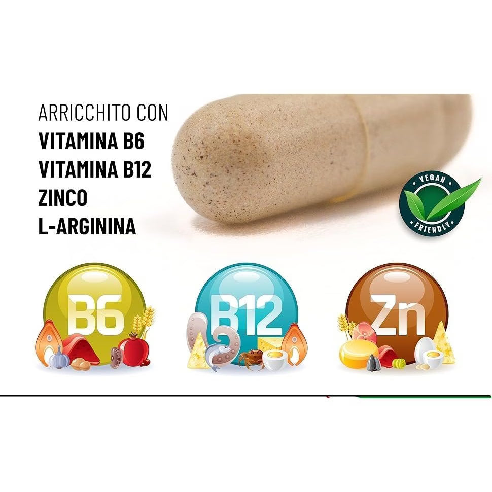 BioBull Maca Peruviana Integratore Uomo L-Arginina Tribulus Zinco Vitamina B6