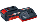 Einhell Power X-Change Batteria 18V 4Ah + Caricabatteria