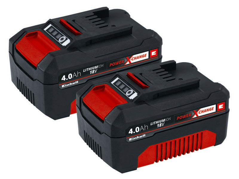 Einhell Power X-Change Batteria 18V 4Ah 2 Pezzi