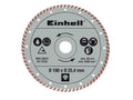 Einhell Disco Diamantato per Tagliapiastrelle 180x25,4x2,2 mm
