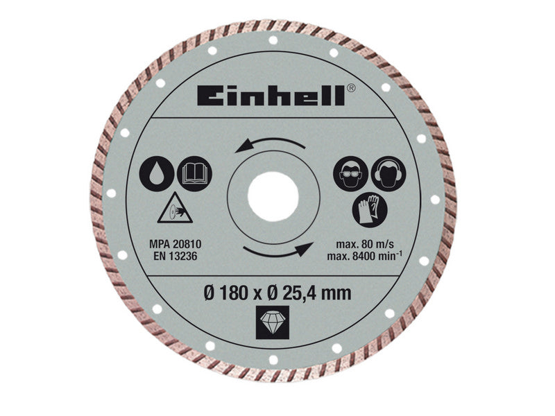 Einhell Disco Diamantato per Tagliapiastrelle 180x25,4x2,2 mm