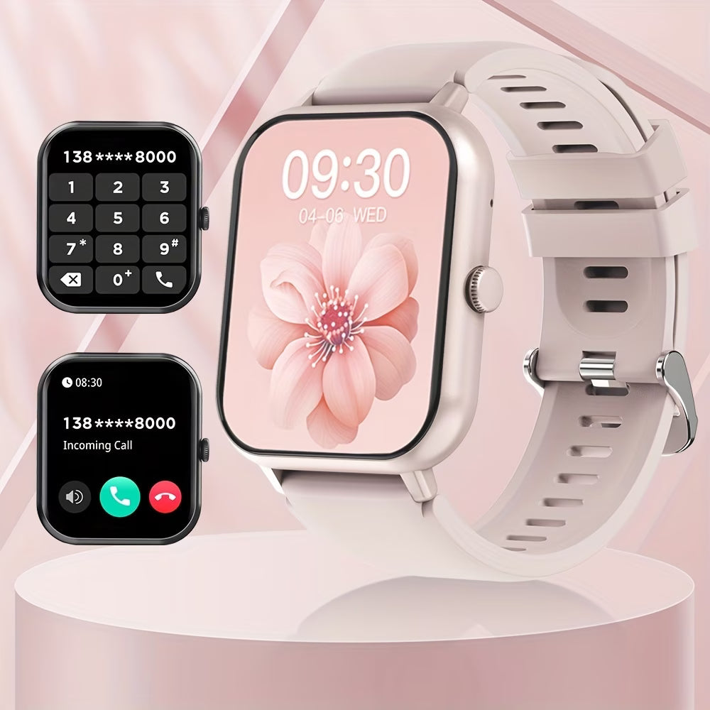 Smartwatch Uomo Donna Touch 4.65cm Chiamate Fitness IP68 Rosa