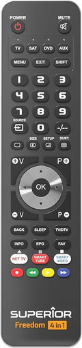Superior Freedom 4in1 Telecomando Universale USB SUPTUB003 Nero