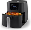 Friggitrice ad Aria Digitale Extrastar 6,5 Litri 1600W - 8 Programmi Preimpostati Nero Opaco