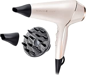 Remington AC9140 ProLuxe Asciugacapelli Ionico 2400W Bianco Oro Rosa