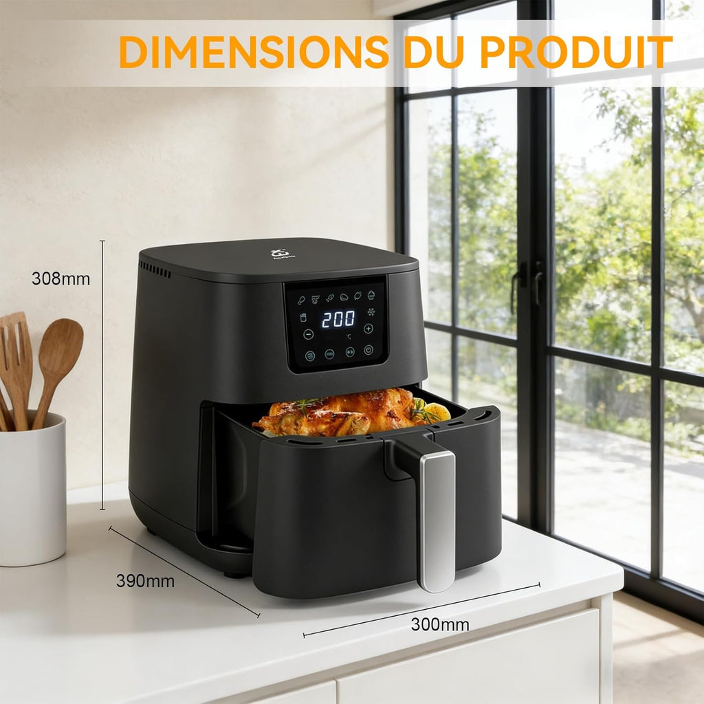 Friggitrice ad Aria Digitale Extrastar 4,5 Litri 1400W