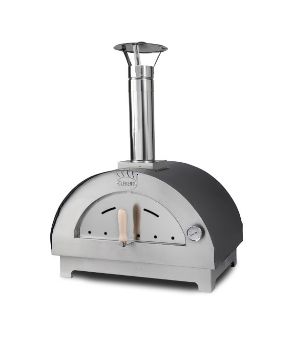 Forno a Legna Clementino Antracite 60x40 cm - Portatile da Appoggio