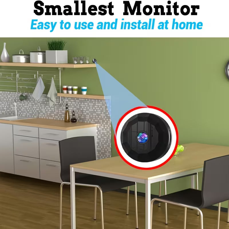 Videocamera Sicurezza WiFi 2.4GHz Batteria Ricaricabile USB Interno Esterno App V720