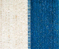 Confine Rete Ombreggiante Rotolo Mt. 100 Bianco/Azzurro H. 200 cm - vista dettaglio texture bicolore