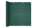 Telo Frangivista per Balcone Verde 6x0,9 mt - dettaglio texture HDPE con occhielli in alluminio