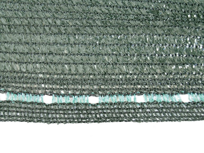 Rete Ombreggiante Rotolo 10 mt Verde H 150 cm 130 gr/m² - dettaglio tessuto in polietilene
