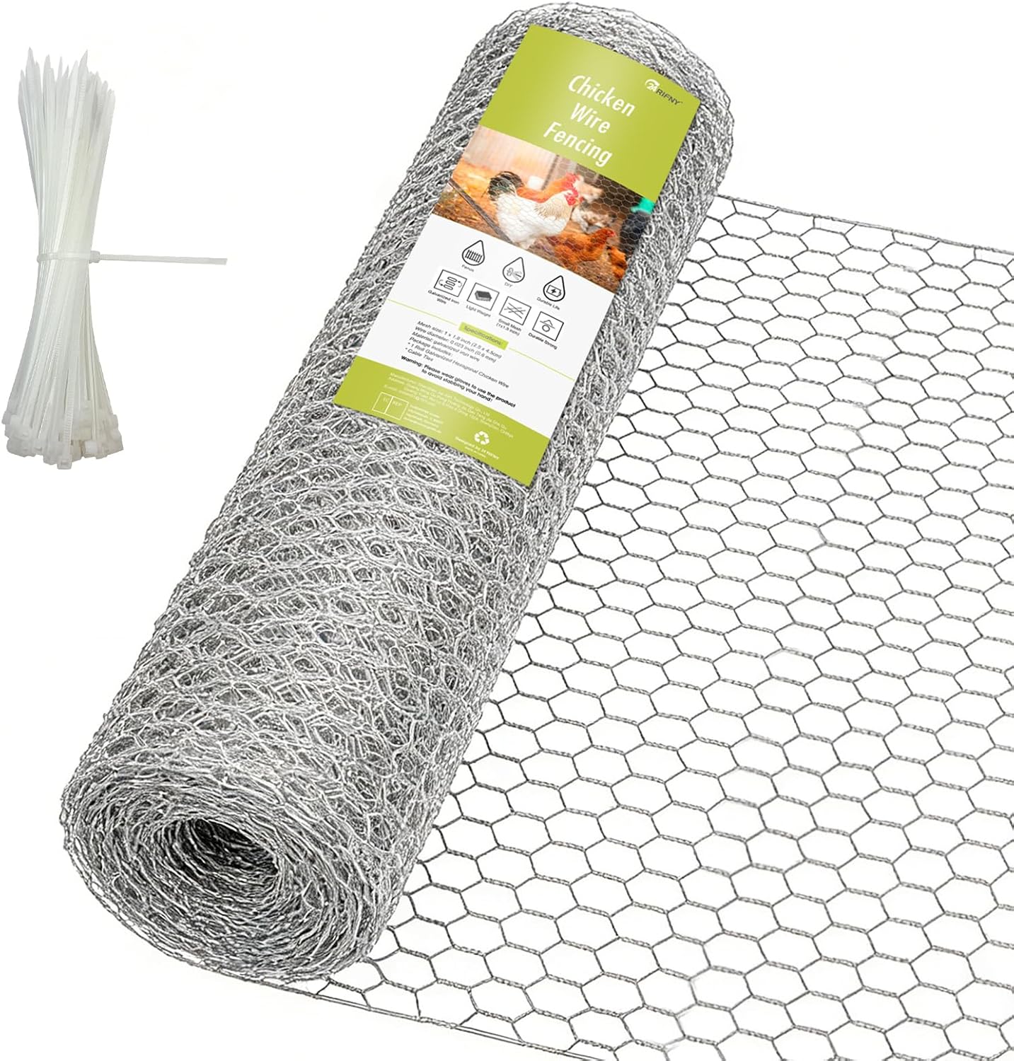 Rete Tripla Torsione F16 H 50 Cm Filo 0,7 Mm Rotolo 50 M
