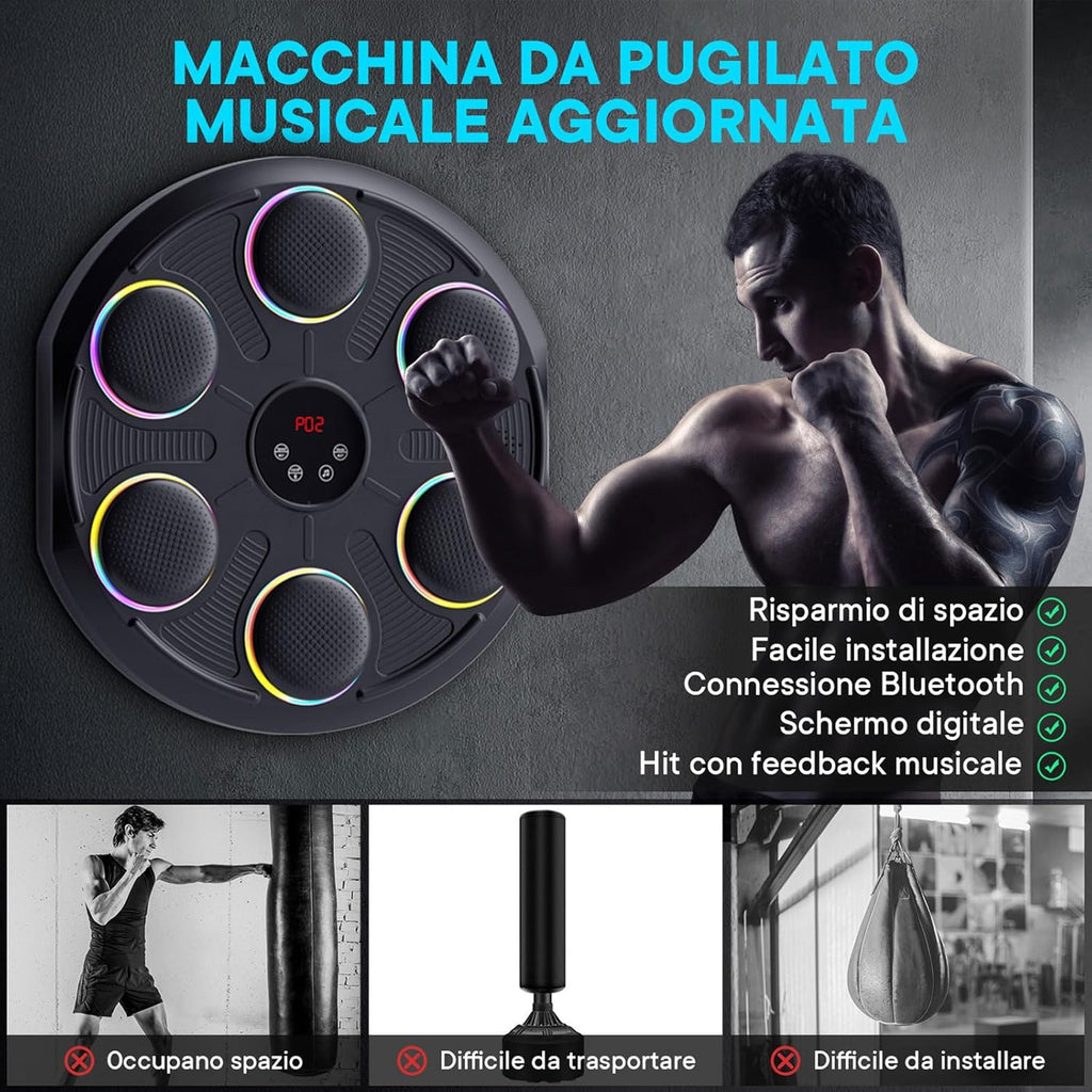 Macchina da Boxe con Ritmo Musicale – AT60826