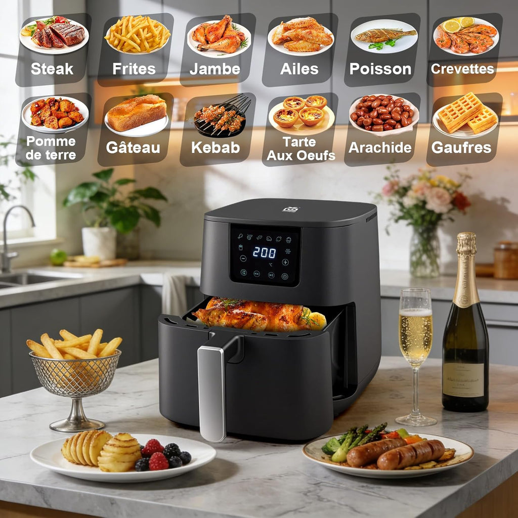 Friggitrice ad Aria Digitale Extrastar 4,5 Litri 1400W
