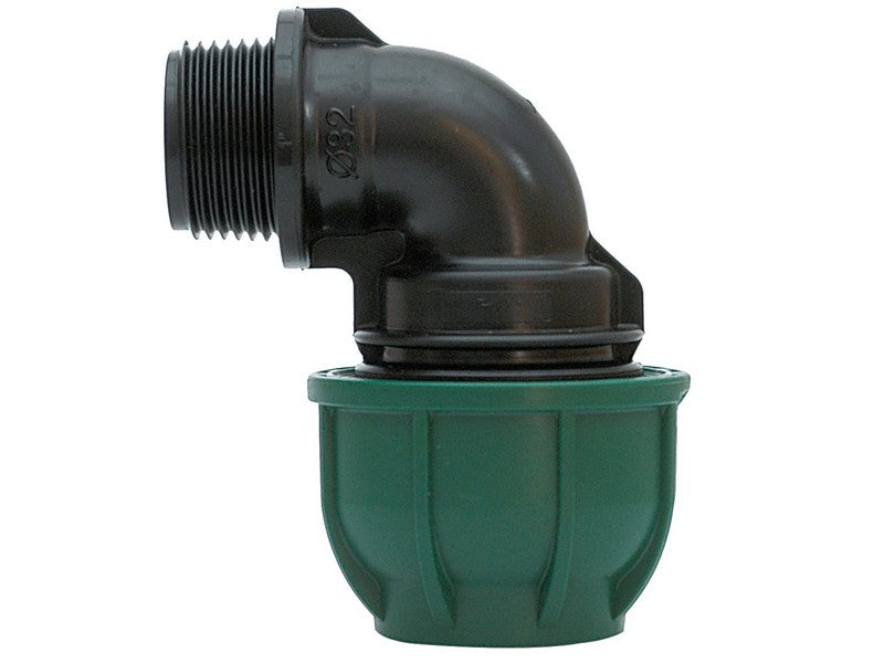 Irritec Raccordo a Compressione PN10 Gomito 90 Femmina 16x1/2