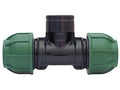 Irritec Raccordo a Compressione PN10 Tee 90° Femmina 40x1.1/4x40