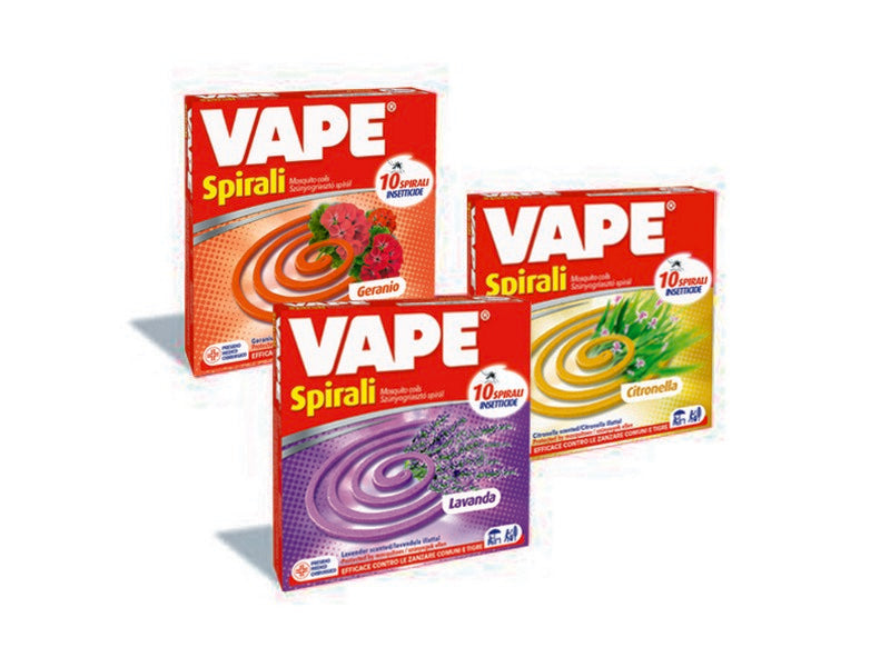 Vape Spirali Antizanzare Miste 10 Pz