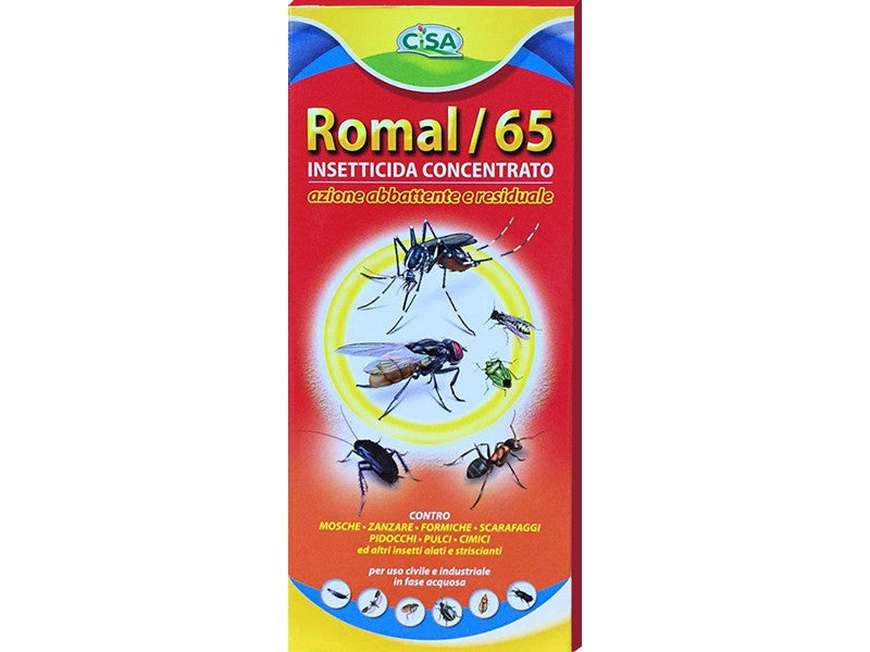 Insetticida Multinsetto Concentrato Romal/65 ml. 250