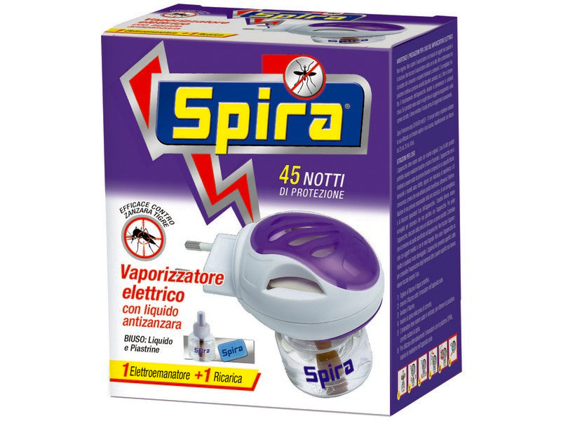 Spira Elettroemanatore Biuso Liquido e Piastrine + Ricarica 45 Notti