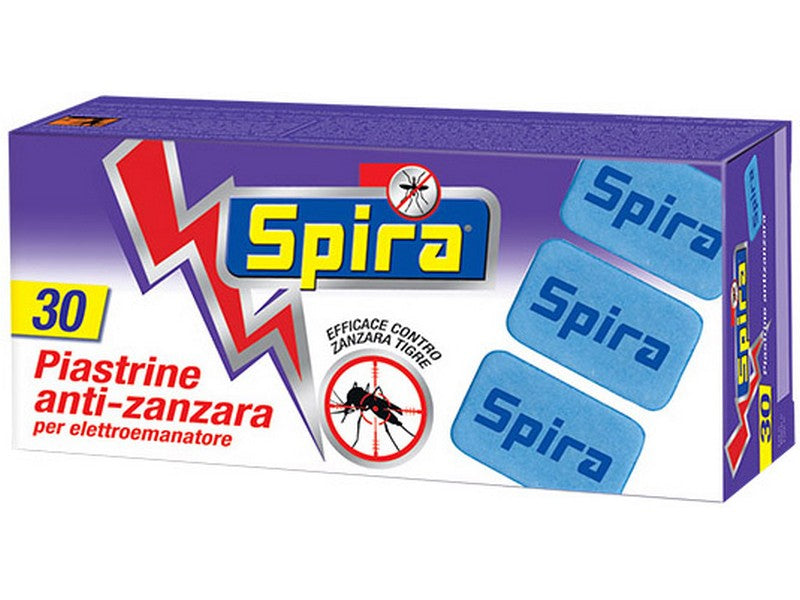 Spira Ricarica Piastrine per Elettroemanatore 30 pz