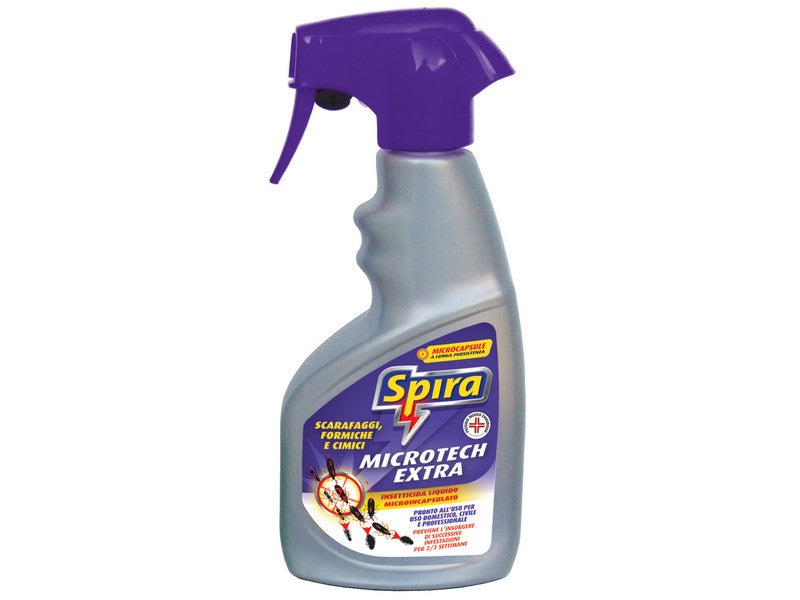 Spira Insetticida Spray Scarafaggi Formiche e Cimici Microtech Extra 400ml