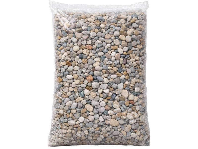 Ciottoli di Fiume Millefiori 10-16mm 20kg - dettaglio granulometria
