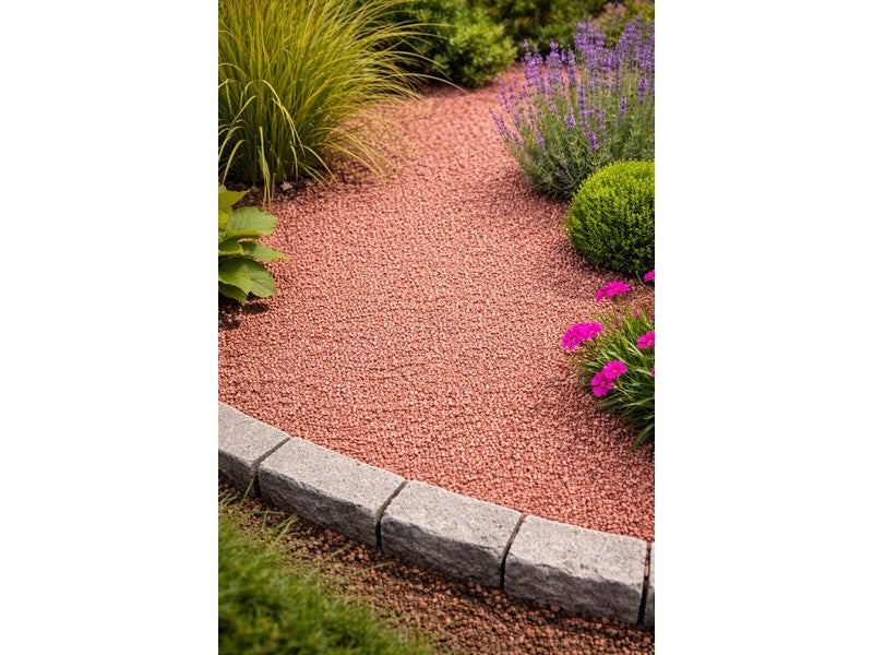 Granulato di Marmo Rosso Verona 9-12mm 20kg - dettaglio granulometria