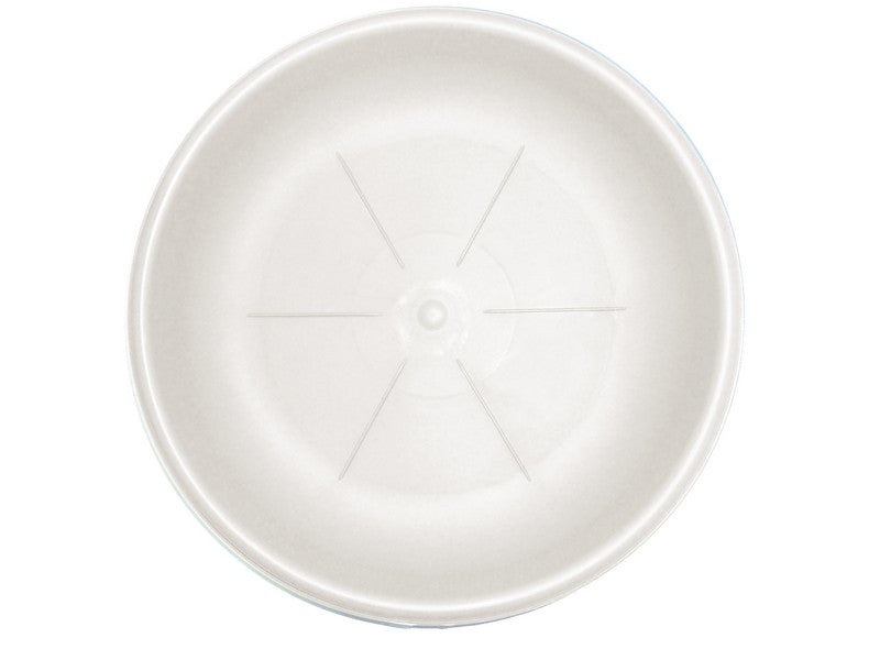 Bama Sottovaso Tondo Bianco Ø 22 cm - vista dall'alto