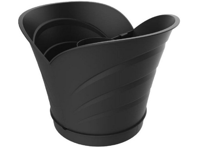 Bama Vaso Tulipano Set 2 Vasi Grigio 34,5x19x30h - vista prodotto componibile