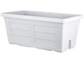 Bama Fioriera Rettangolare Effetto Legno Ghiaccio 80x40x34h - vista prodotto su sfondo bianco