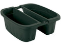 Bama Fioriera Doppia Klunia Verde 40x19,8x18,5h - vista prodotto doppio vano