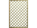 Confine Pannello Grigliato Rettangolare in Legno di Pino 40x180 cm - vista frontale