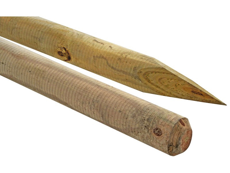 Palo Tondo in Legno a Punta Ø 8x250 cm