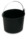 Stefanplast Secchio Agricolo Graduato Nero 16 Lt con manico ad arco in metallo - vista frontale