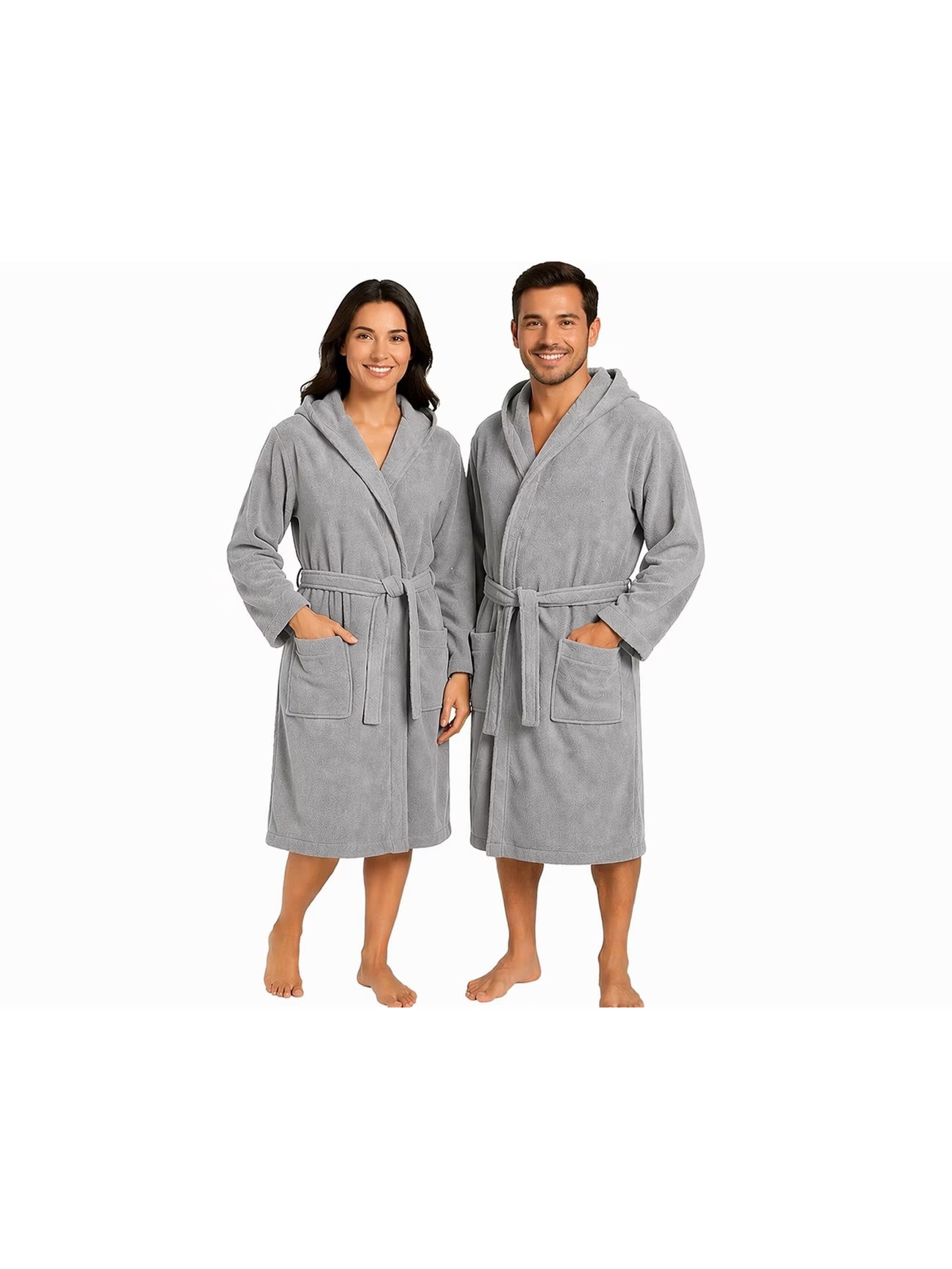Accappatoio Microfibra Unisex con Cappuccio
