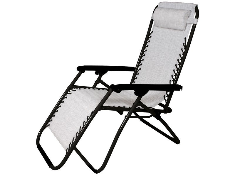 Sdraio Reclinabile 62x142x120h Grigio