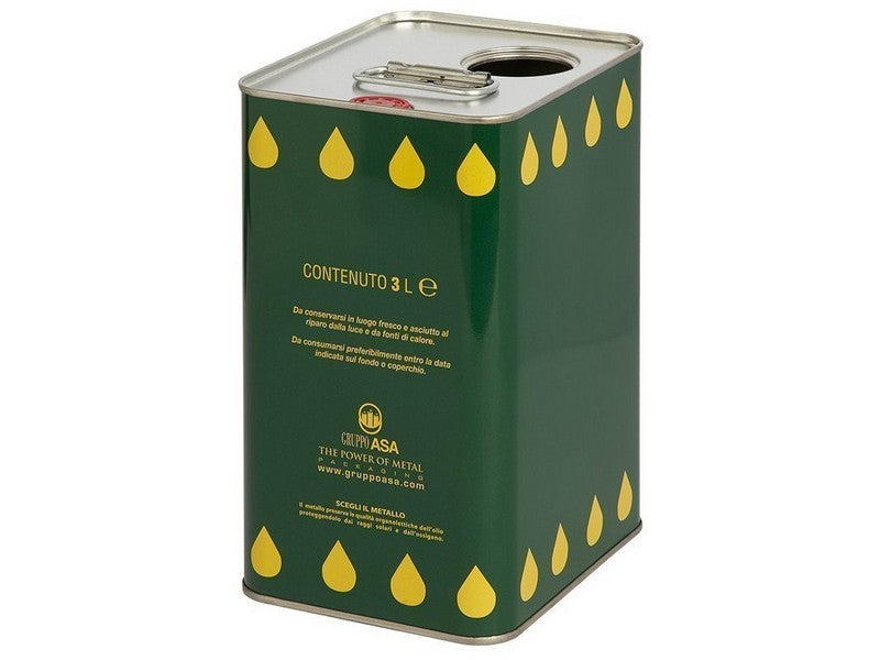 Lattina per Olio Senza Tappo lt. 3 Doppio Foro