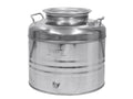 Maffei Bidone per Olio 50L in Acciaio Inox con Predisposizione Rubinetto - vista frontale