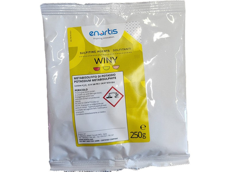 Metabisolfito di Potassio Winy 250 g