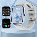 Smartwatch Uomo Donna Touch 4.65cm Chiamate Fitness IP68 Grigio