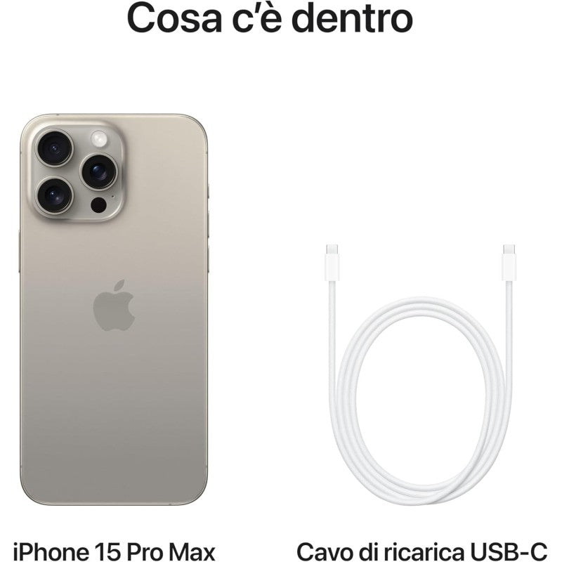 Apple iPhone 15 Pro Max 256GB Grado A+ Natural Titanium