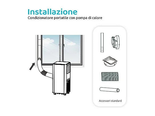 Irradio Belair Vigo 9 Condizionatore Portatile 9000 BTU Classe A