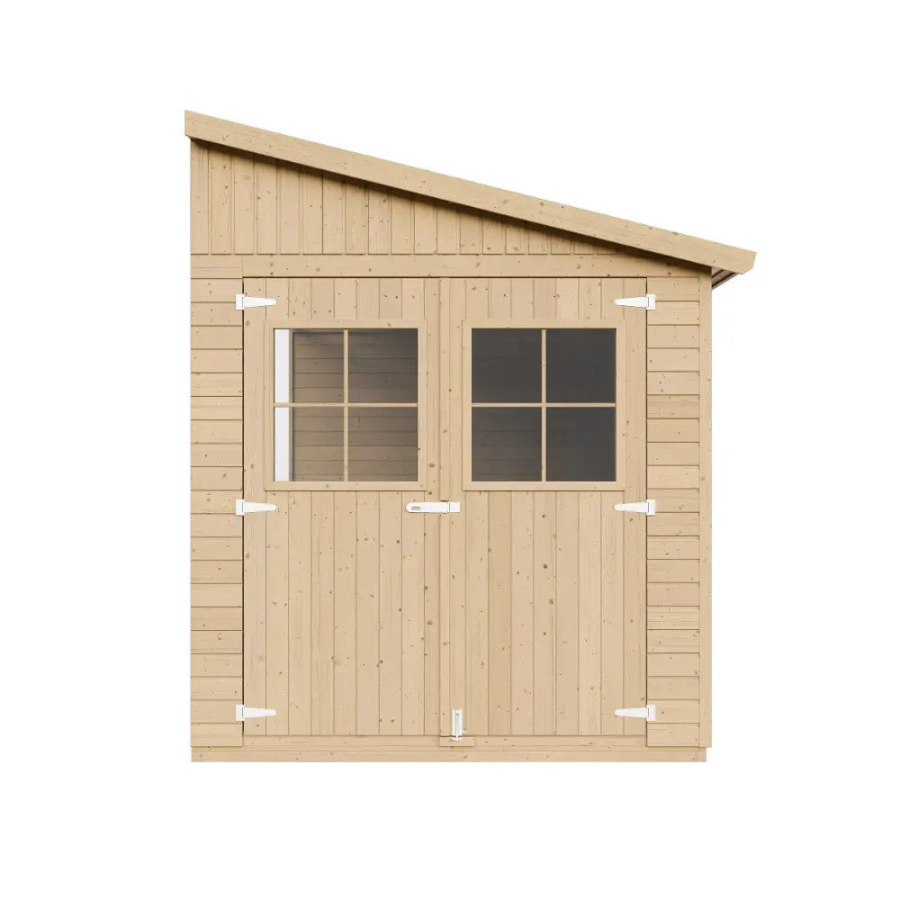 Casetta da Giardino in Legno con Pavimento 201x395 cm 8 m²